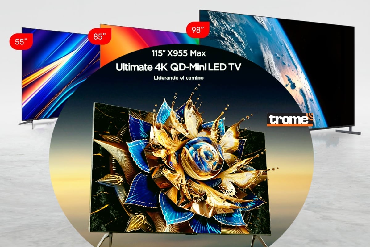 Ingresó al mercado peruano el televisor QD-Mini LED más grande del mundo. (Foto Compos: TCL/Trome).