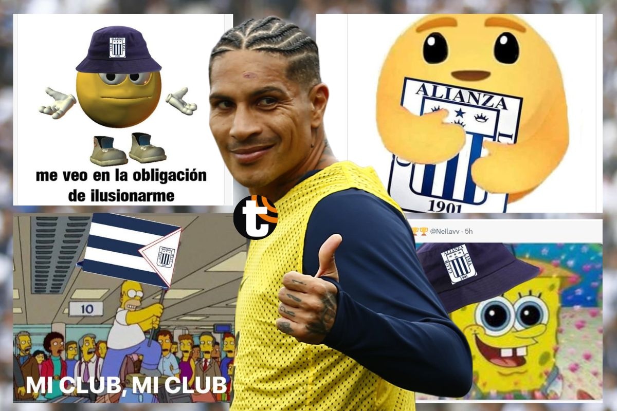 Paolo Guerrero en Alianza Lima: Los memes de la presentación (Fotos: Twitter)