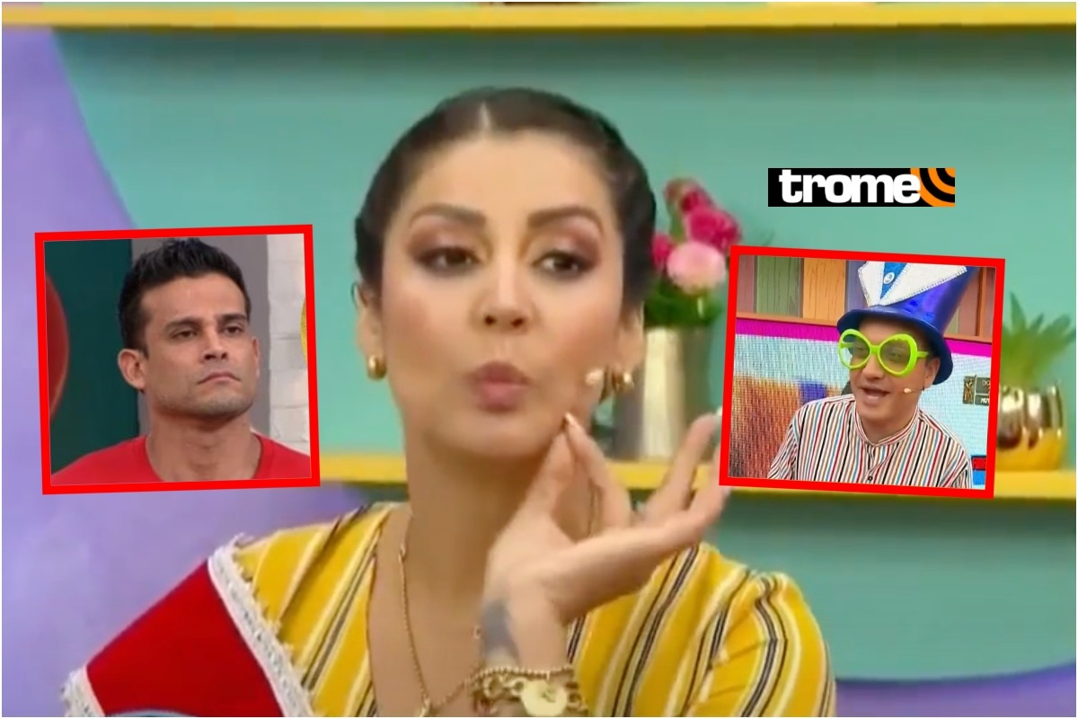 Karla Tarazona responde si Christian Domínguez trató de silenciarla (Video: Captura Panamericana)