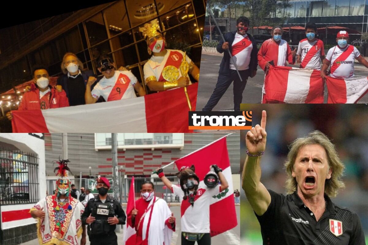 Fieles hinchas de la selección agradecen a Ricardo Gareca y le piden 'que no se vaya'. (Cort. Hinchas - Trome)