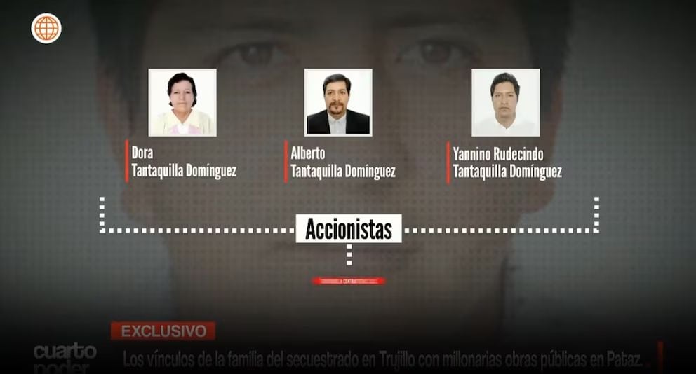 Familiares del minero Jenss Lara Tantaquilla obtuvieron contratos con el Estado por más de S/ 11 millones. Foto: Cuarto Poder