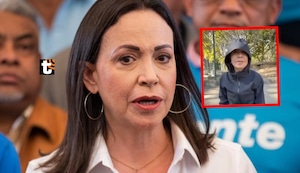 María Corina Machado fue liberada, aparece VIDEO donde luce encapuchada diciendo que está bien: “Venezuela será libre”