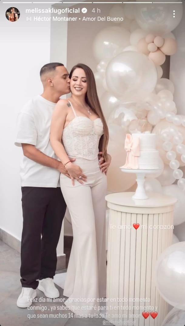 En San Valentín, Jesús Barco le promete a Melissa Klug estar siempre con ella.