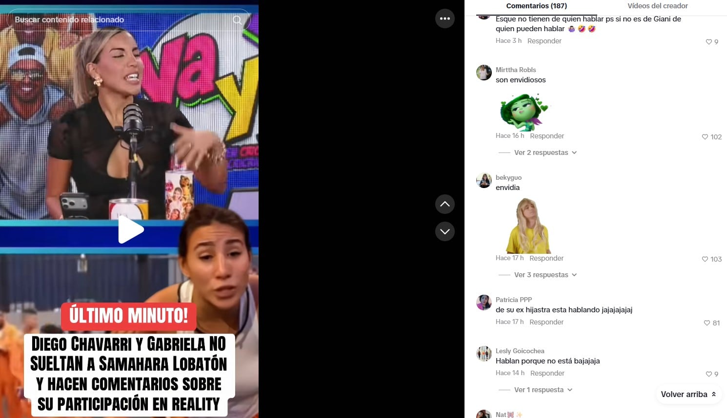 Internautas cuestionan a Diego Chávarri por comentario sobre Samahara.