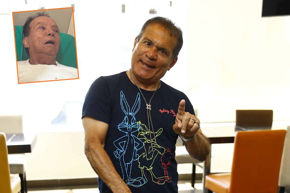 Miguelito Barraza le envió un mensaje de aliento a Miguel Barraza. (@photo.gec)