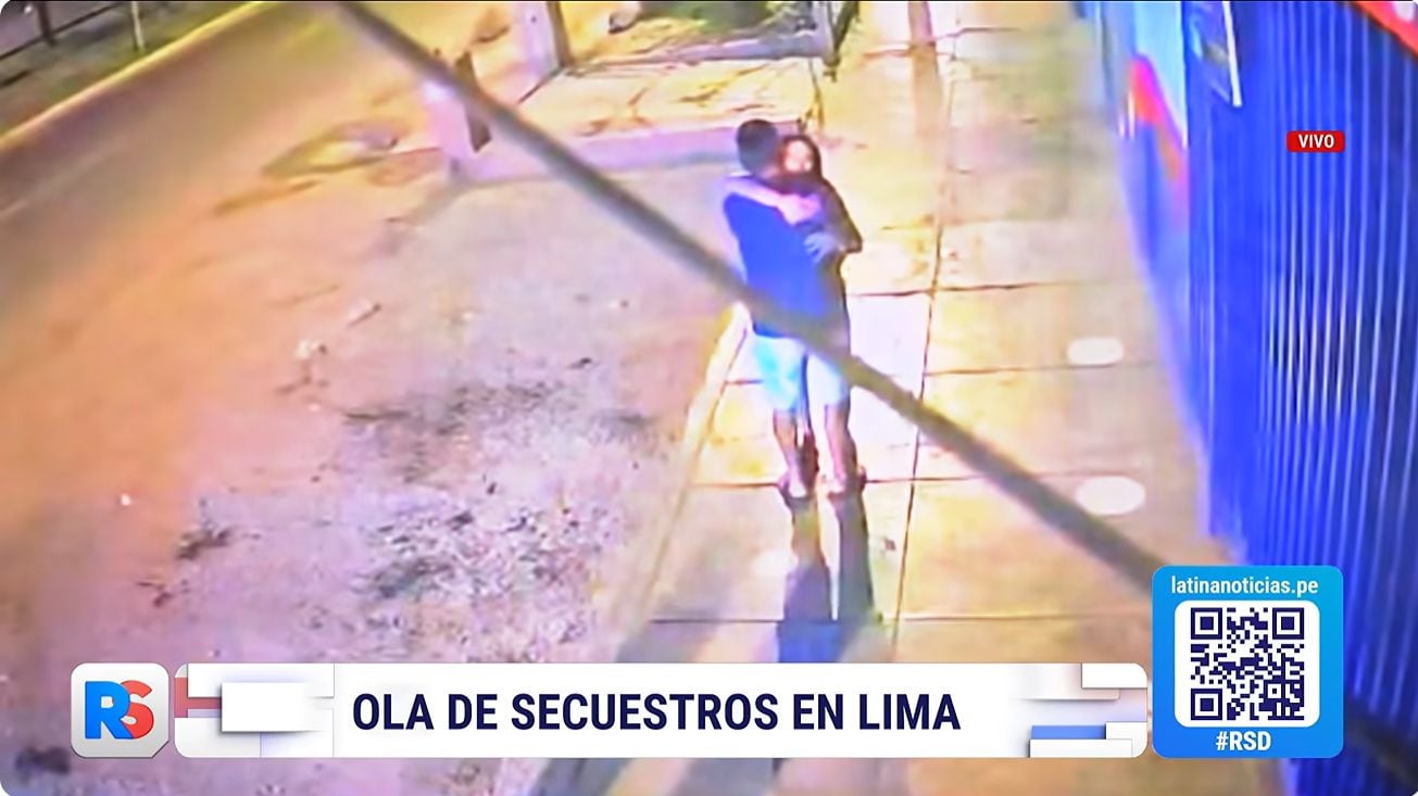Venezolana fue captada encontrándose con la víctima segundos antes del secuestro. Foto: Latina