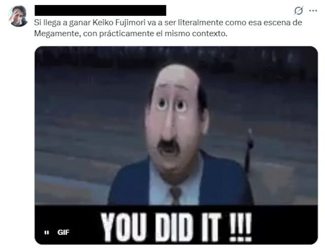 Meme tras la segunda vuelta electoral.