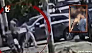 ¡No tuvo piedad! Video muestra cómo sicario asesina a joven delante de su pareja