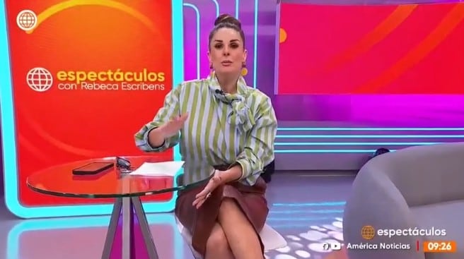 Rebeca Escribens no ocultó su molestia luego de que Marcelo Tinelli y Milett Figueroa protagonizaran un nuevo intercambio de mensajes.