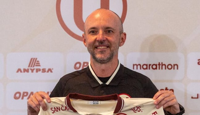 Javier Rabanal fue presentado como nuevo DT de Universitario. (Fernando Sangama @photo.gec)