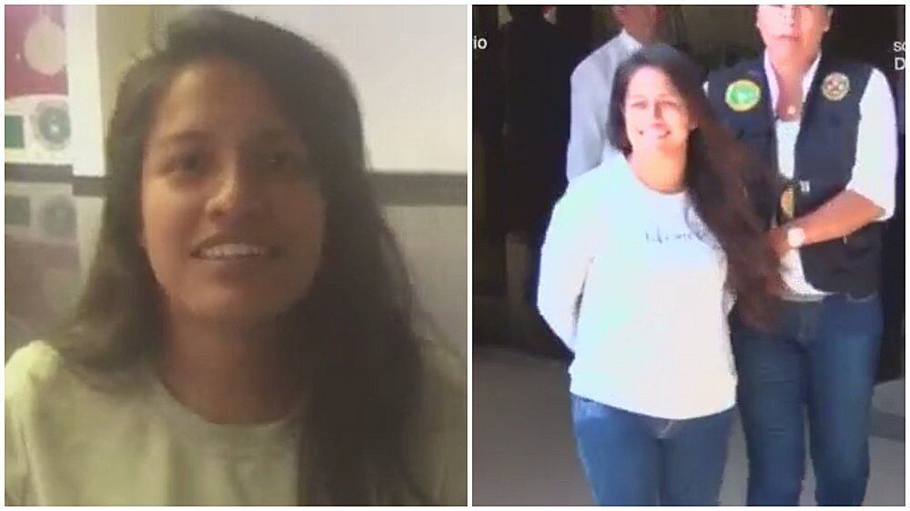 "La diabla" se ríe y dice que robó local porque "quería comer un pollito" (VIDEO)