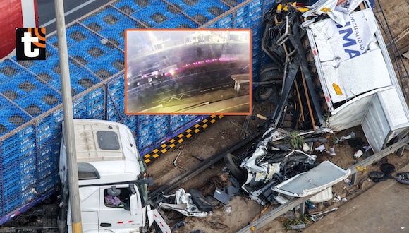 TROME - Video revela el brutal choque en la Panamericana Sur que mató a dos trabajadores municipales y dejó varios heridos