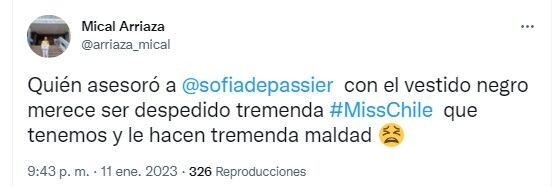 Cibernautas molestos con los asesores de Miss Chile. (Foto: Twitter).