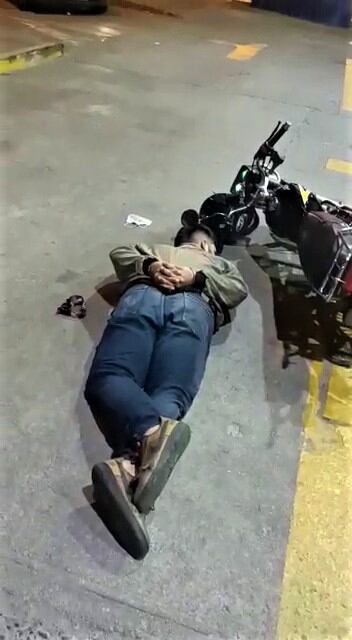 Momento en que extranjero fue detenido.