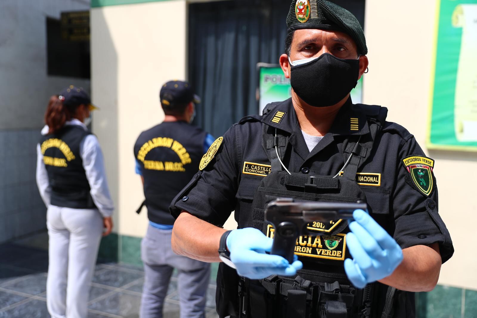 Intervenido tenía una pistola. | Foto: Hugo Curotto