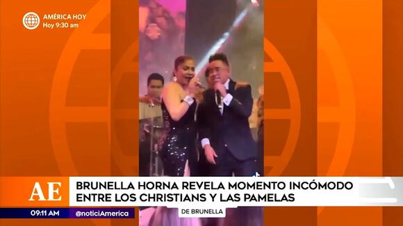 Brunella narra incomodo momento de los Christian y las Pamelas