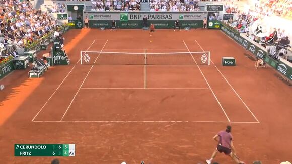 Cerúndolo ganó a Taylor Fritz en Roland Garros