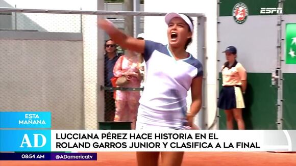 Tenista peruana a la final de Roland Garros Junior