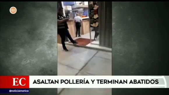 Chimbote: Policía de civil abatió a dos delincuentes