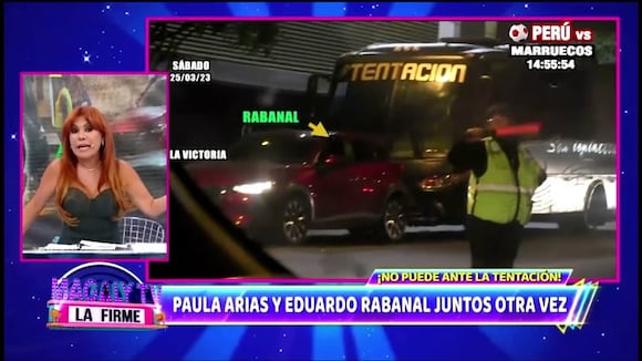 TROME | Magaly Medina critica a Paula Arias por imágenes junto a Rabanal (Magaly TV, La Firme)