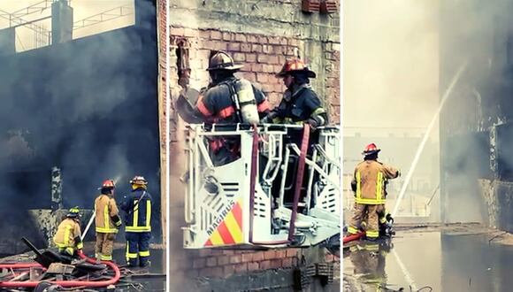 Incendio en La Victoria