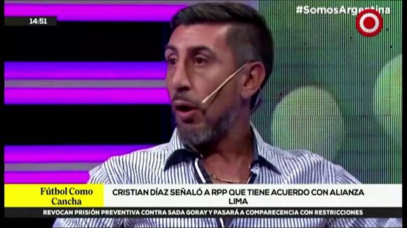 Cristian Diaz se sorprende por decisión y postura de Bruno Marioni (Video: RPP)