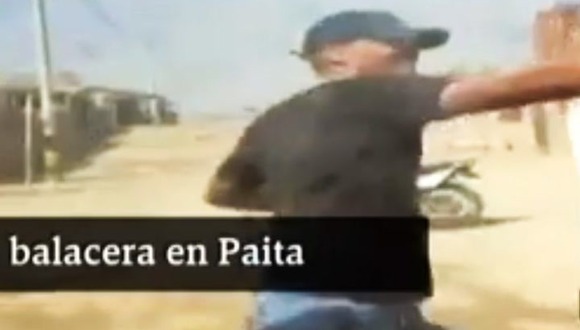 Registran balacera en Paita