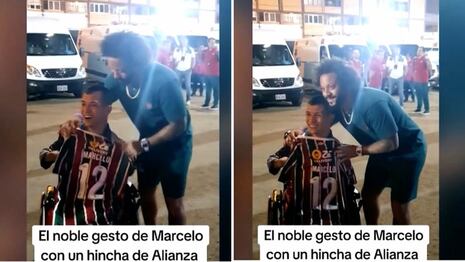 El humilde regalo de Marcelo a hincha de Alianza Lima