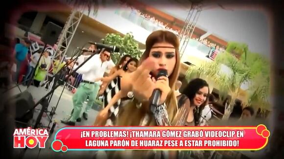 Thamara Gómez envuelta en polémica con videoclip