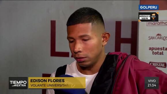 Edison Flores habla sobre cansancio en plantel crema (GOLPERU)