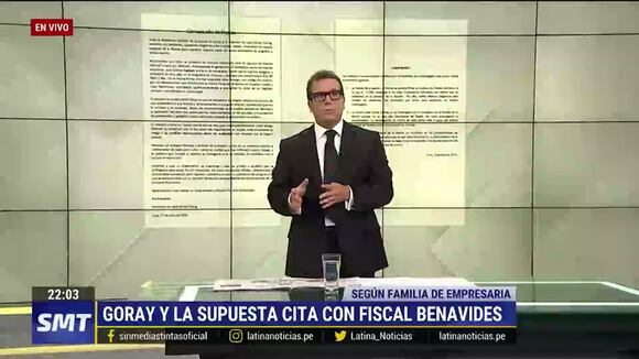 ¿Sada Goray se reunió con Fiscal Benavides en Estados Unidos?