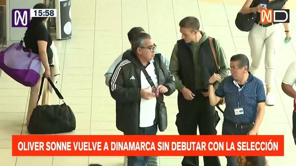 Oliver Sonne no respondió si volvería a Perú para nueva convocatoria (Video: Canal N)