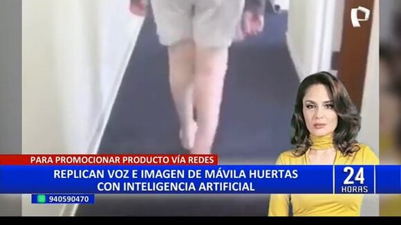 TROME - Mávila Huertas denuncia que empresa empleó ‘deepfake’ para promocionar productos sin su permiso