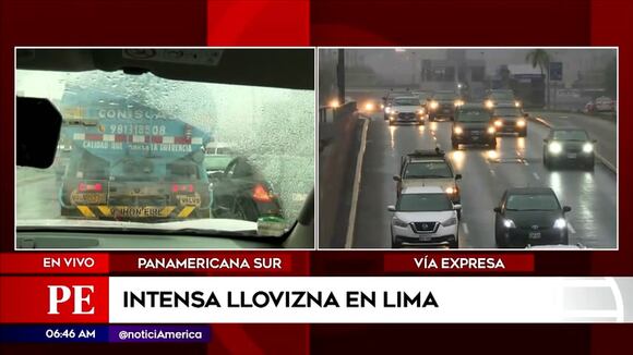 Lima: intensa llovizna en inicio del 6 de setiembre 2023