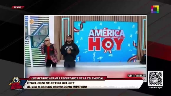 TROME - Ethel Pozo ABANDONA SET ante presencia de Carlos Cacho y él le dice ‘sádica’: “Yo no te he invitado”