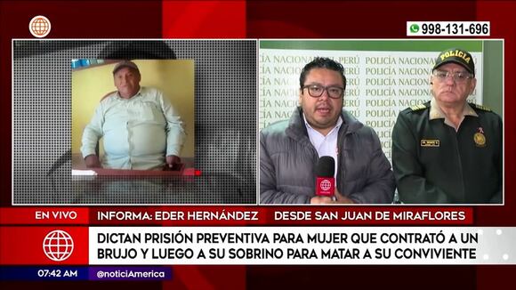 Detalles sobre el caso de mujer que pago para que maten a su esposo