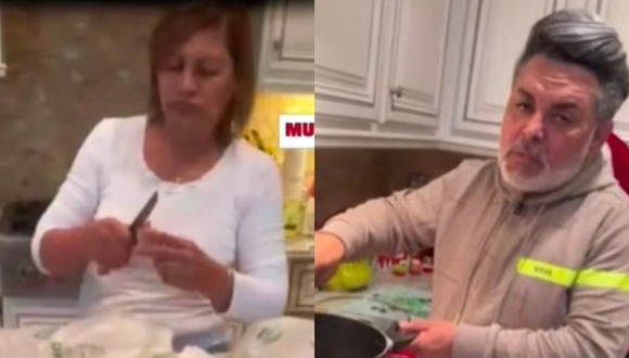 TROME | Fiscal Luz Peralta cocina en casa de las hijas de Chibolín ( Milagros Leiva Entrevista)