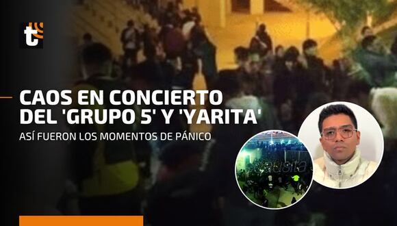 Tacna: estampida en concierto del Grupo 5
