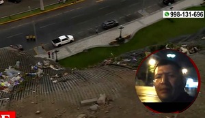 Hombre muere al resbalar y caer de acantilado en Chorrillos