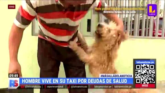 Hombre que vive en taxi regresa a su antiguo barrio y se encuentra con su nieta
