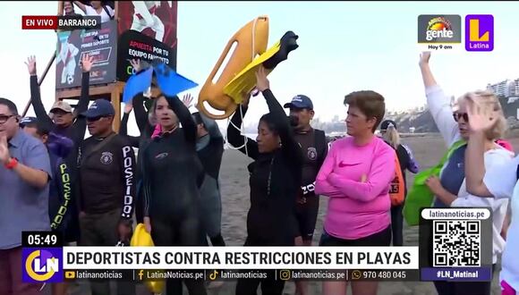 Barranco: deportistas y escuelas de surf contra restricciones en playa