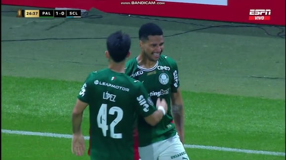 Gol de Murilo para el 1-0 de Palmeiras vs. Sporting Cristal. (Video: ESPN)