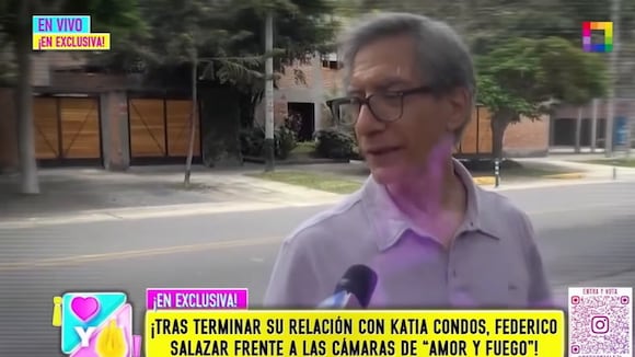 TROME- Federico Salazar responde sobre separación con Katia Condos