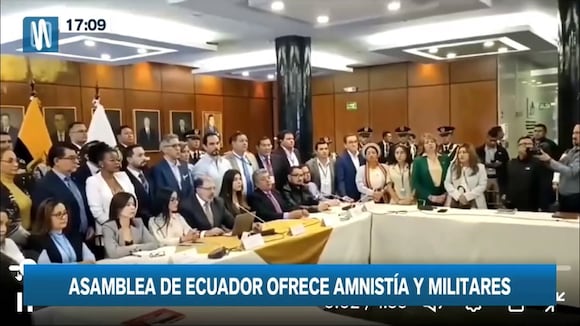 TROME - Ecuador: Policías y militares recibirán amnistía ante el uso de la fuerza