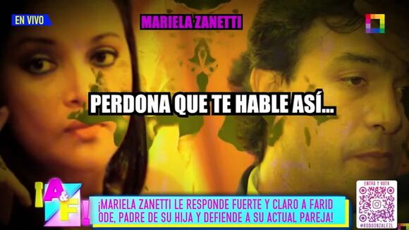 TROME - Mariella Zanetti DEFIENDE a su esposo y pone parche a su hija