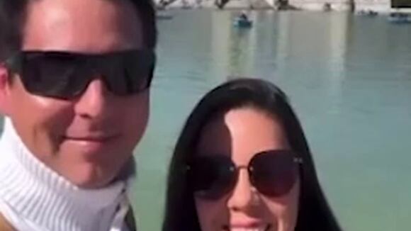 Trome | Laszlo Kovacs de luna de miel con su esposa