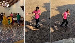 Video viral: Paolo Guerrero se estrena como torero y Ana Paula Consorte le juega broma