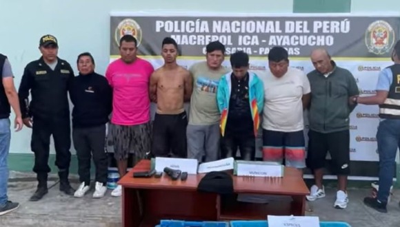 Pisco: Tras persecución en mar capturan a banda de extorsionadores "Los Ostos de Ica".