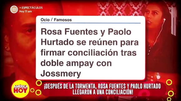 Rosa Fuentes y 'Caballito' Hurtado llegan a acuerdo