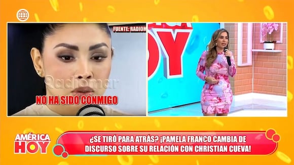 Conductores de 'América hoy critican a Pamela Franco